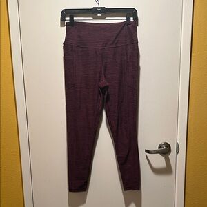 Victoria's Secret Burgundy Leggings